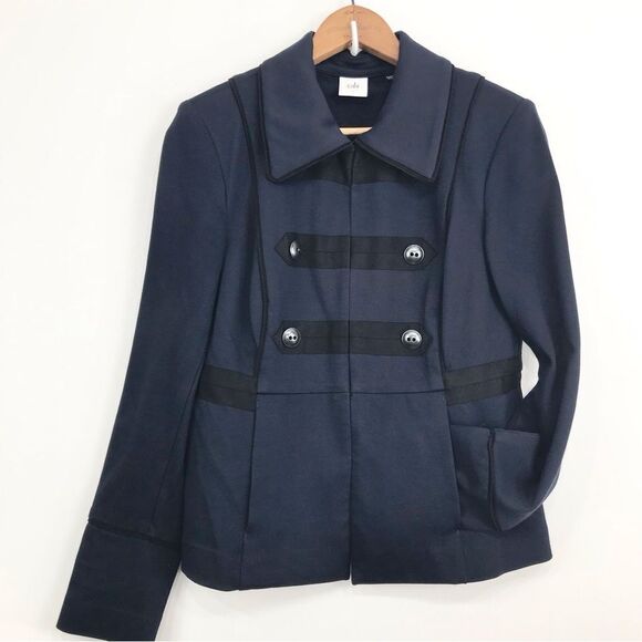 Cabi In The Band #3375 Navy Blue Military Button Front Blazer Band Jacket - Picture 5 of 16